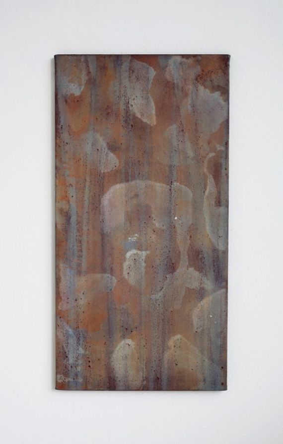 Christine Reifenberger, Quarz, 2016, tempera on canvas, 89 x 44 cm