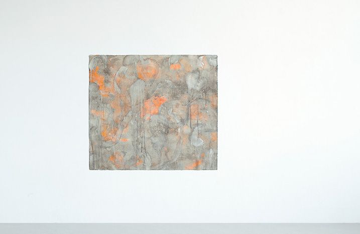 Christine Reifenberger, Silberpapier, 2012, tempera on paper, 113 x 126 cm